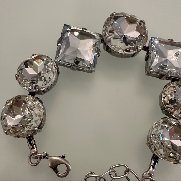 Furla | Vintage | Stunning Crystal Stone & Silver Bracelet - Picture 5 of 16